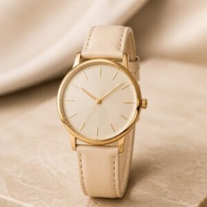 Minimal Cream Watch