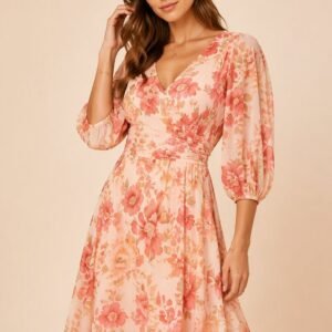 Blossom Floral Midi Dress
