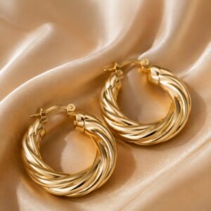 Luna Gold Hoops